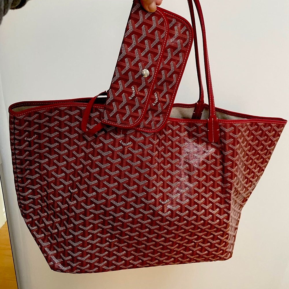 100% Authentic Goyard St Louis tote size GM (red)